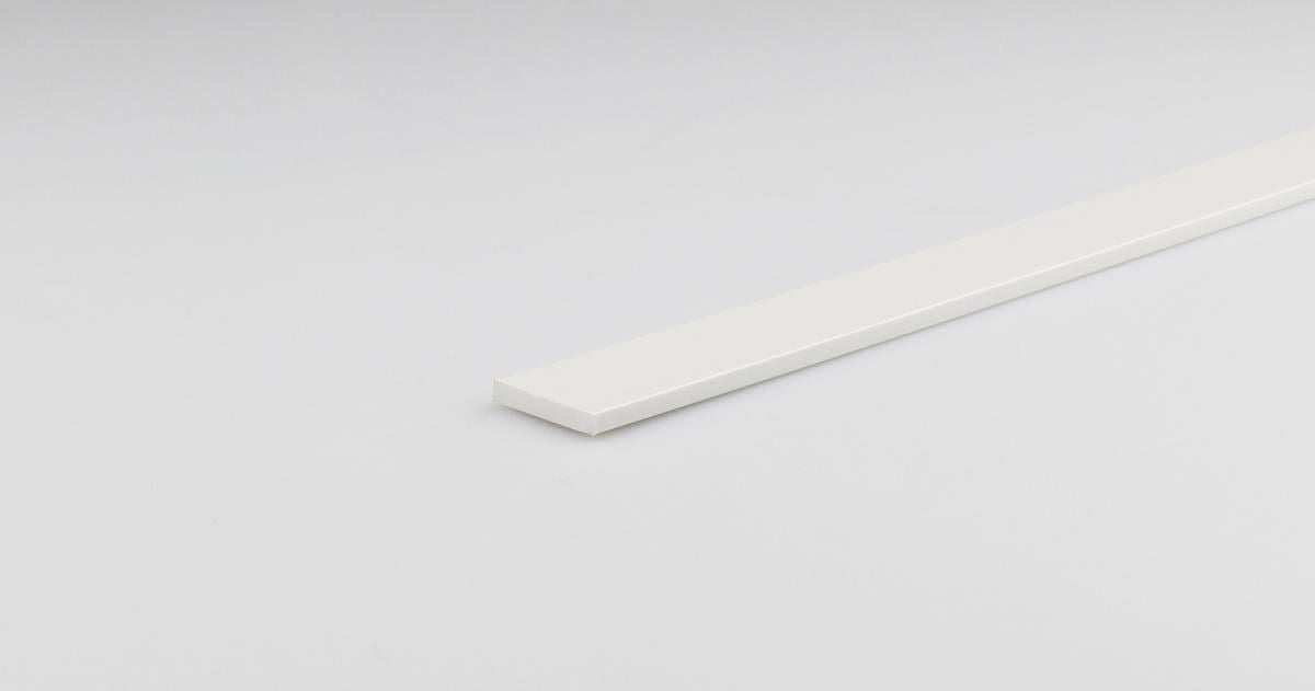 PVC STRAIGHT PROFILE 30X5MM/1M WHITE