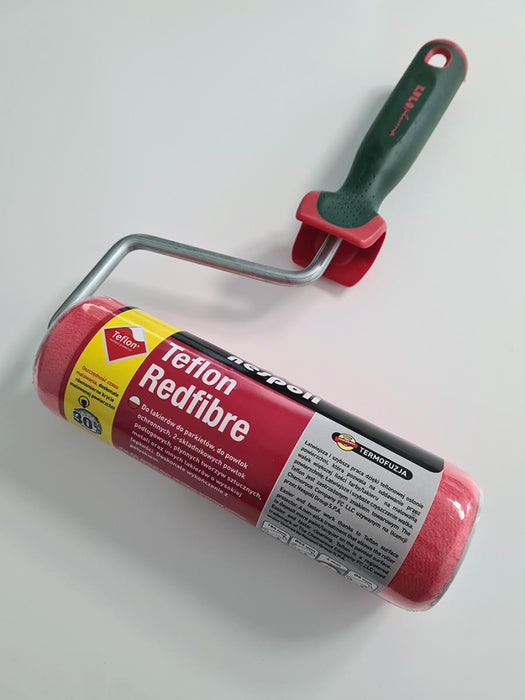 ROLLER TEFLON REDFIBER 18CM