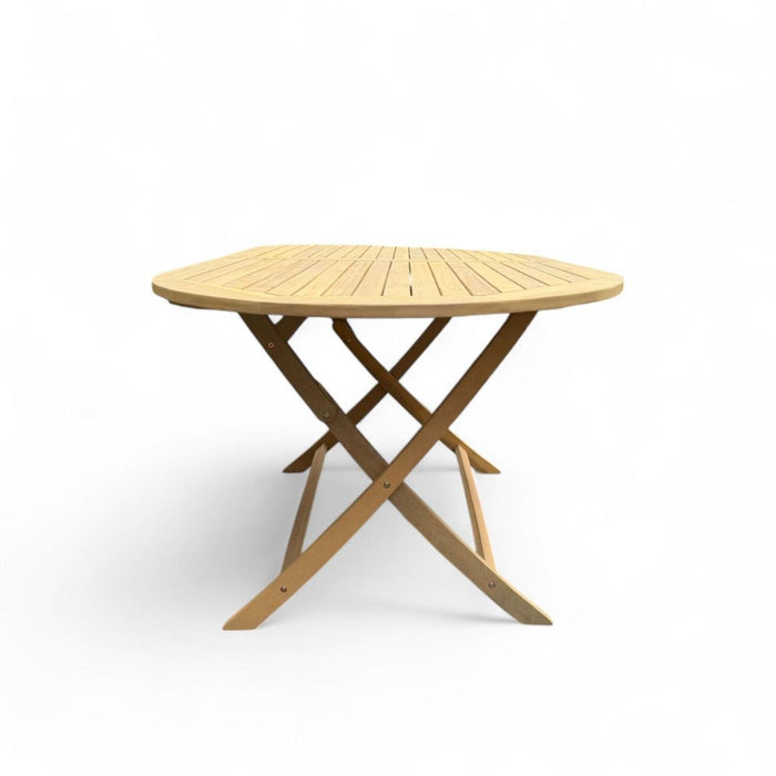 FOLDING TABLE OVAL ALACAMA ACACIA