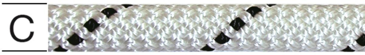 ROPE POLYESTER WHITE 9MM