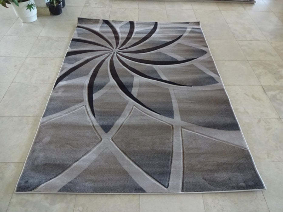 CARPET GEO HAND CUT 200X290CM BEIGE