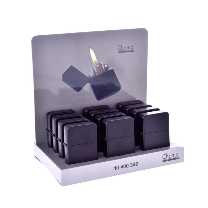 LIGHTER GASOLINE CHAMP METALLIC BLACK