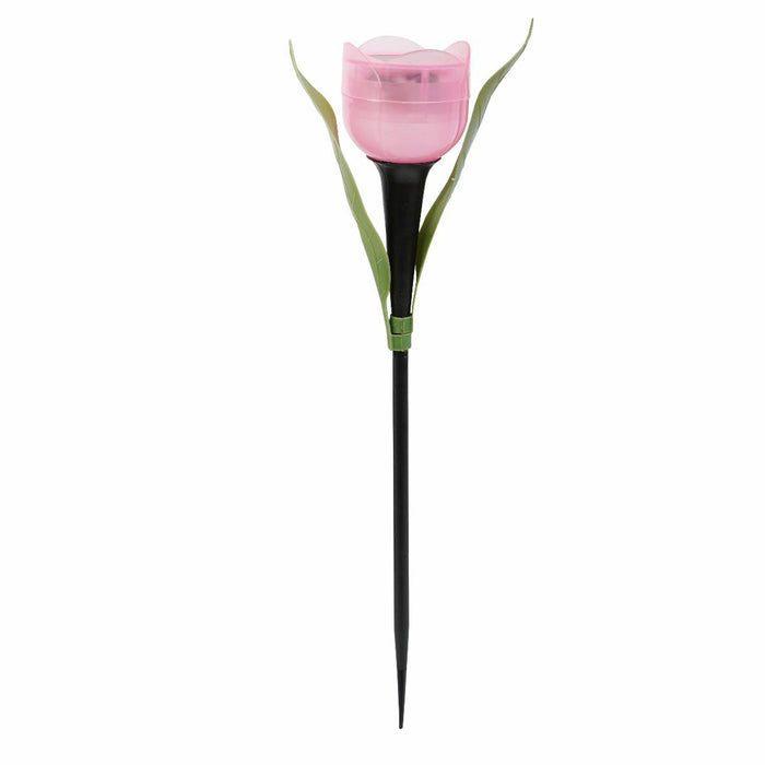LED SOLAR LAMP TULIP 0.6W IP44 PINK