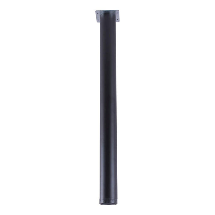 FURNITURE LEG D60 71-74CM BLACK