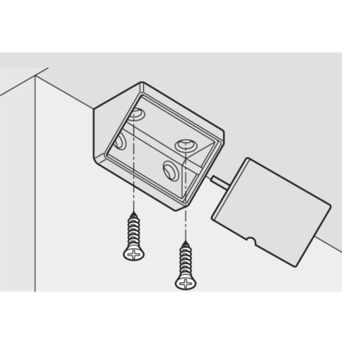 CORNER ASSEMBLY WHITE 8 PCS