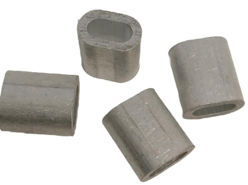 PRESS ALUMINUM 4MM BMONTAGE 4PCS