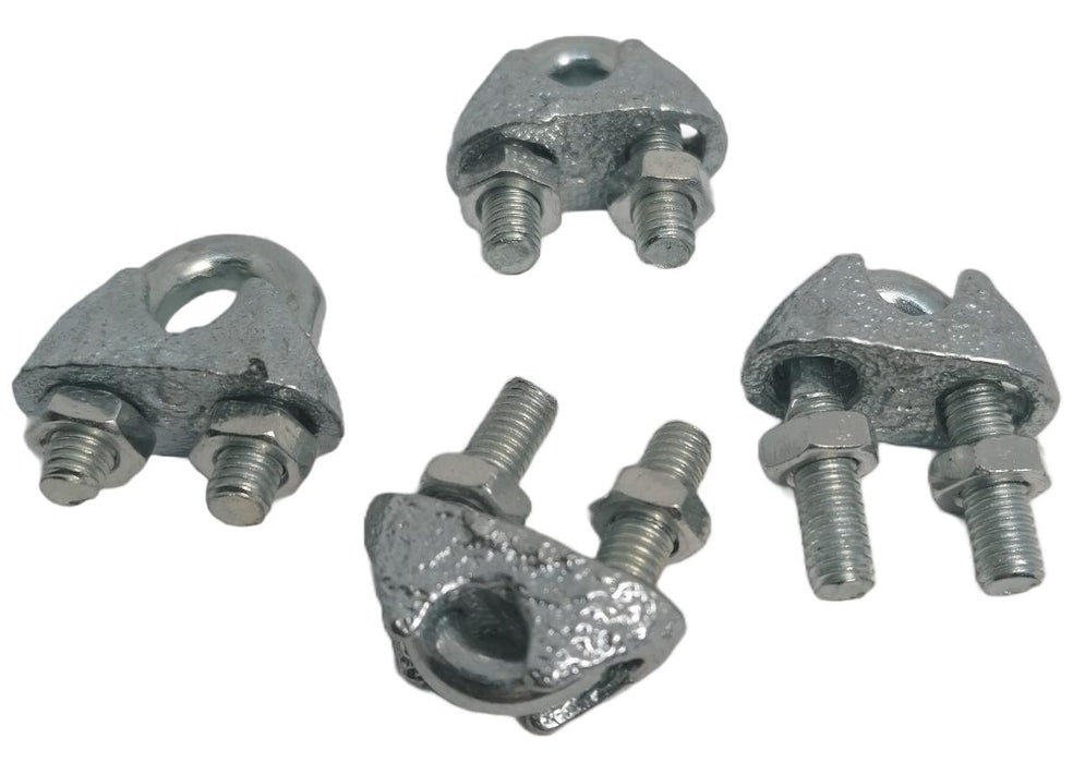 CLAMP FOR STEEL ROPE 8MM BMONTAGE 4PCS