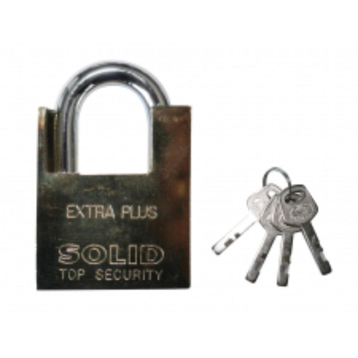 PADLOCK BRASS PROTECTED SHOULDER 60MM GD