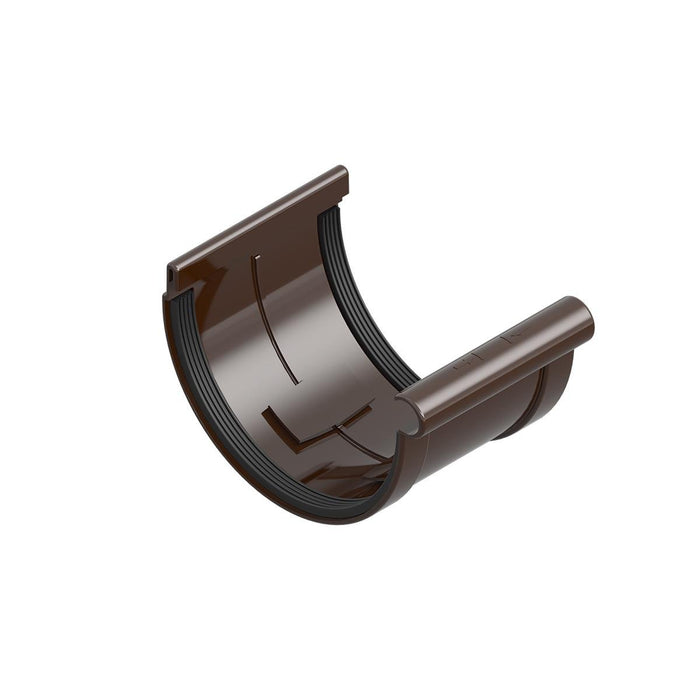 GUTTER CLAMP 120 MM PVC BROWN
