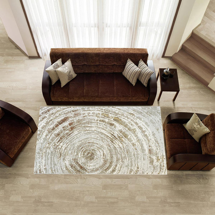 CARPET PLATINUM GRAY CREAM 160X230CM
