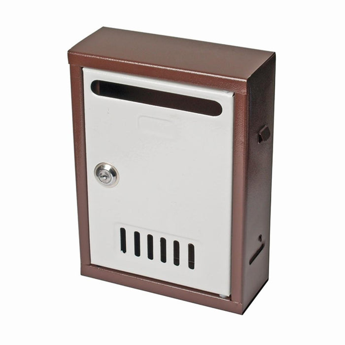GRAY-BROWN MAIL BOX 26/19/7 CM