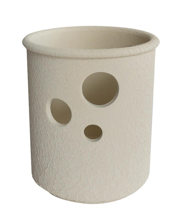 ORCHID CYLINDER POT 13.5 CM BEIGE