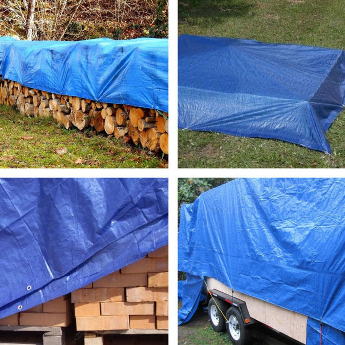 CANVAS STANDARD 4X6M. 50 GR/M2 - BLUE