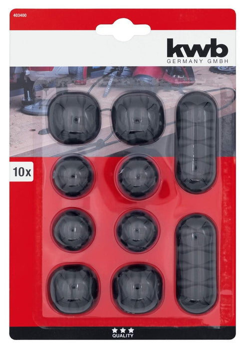 SET OF CABLE HOLDERS 10 PIECES