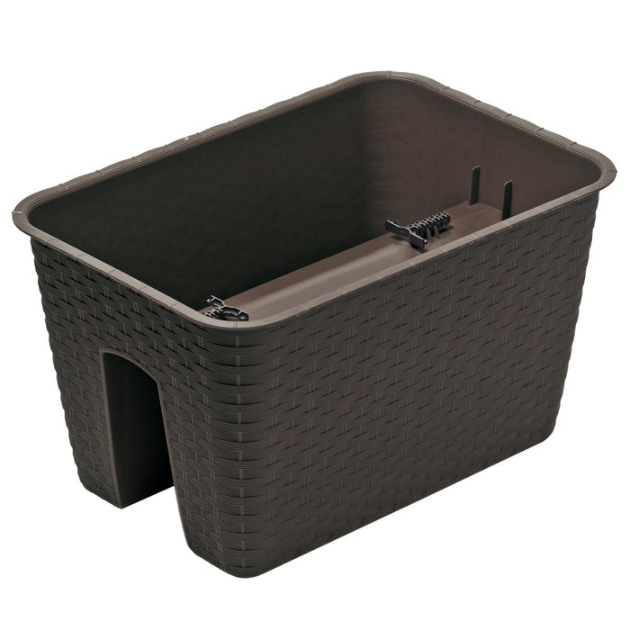 BOX RATOLLA SQUARE 40CM BROWN