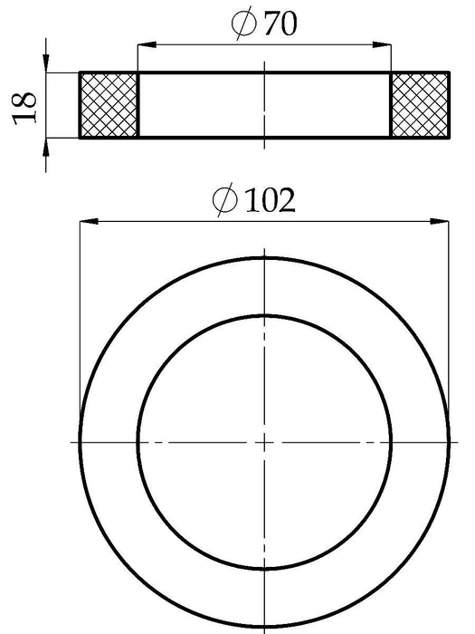 SEALER FOR TOILET CYLINDER BLACK