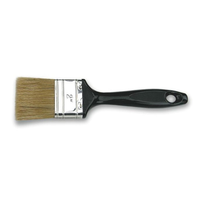 BRUSH WITH PLASTIC HANDLE 75MM