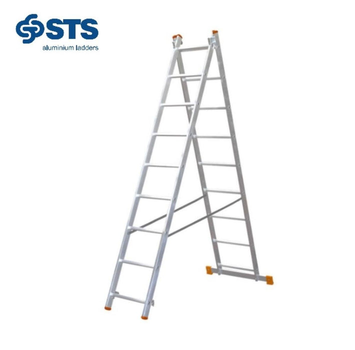 PROFESSIONAL LADDER STS 2x9 STEPS