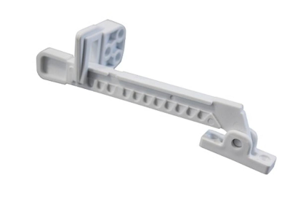 WINDOW LIMITER PVC WHITE