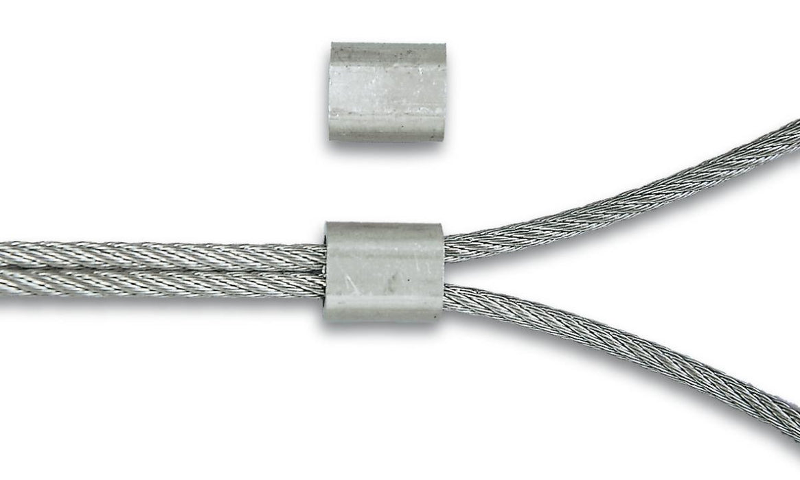 PRESS FOR STEEL ROPE 5MM 2 PCS