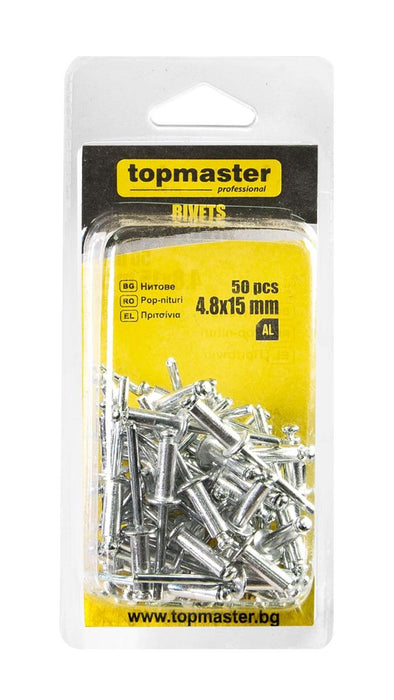 RIVETS 4.8X15MM 50PCS TMP