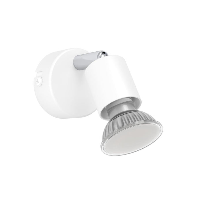 SPOT 1XGU10 WHITE/CHROME STECCI-E EGLO