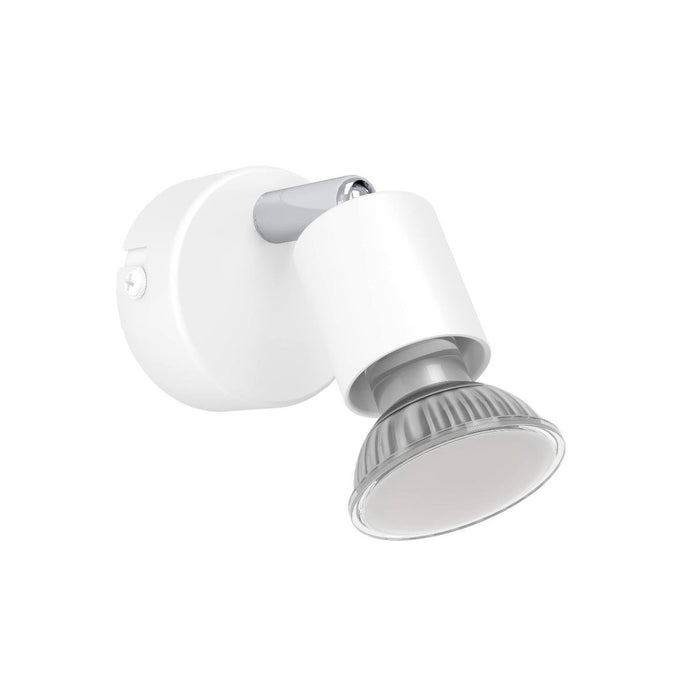 SPOT 1XGU10 WHITE/CHROME STECCI-E EGLO