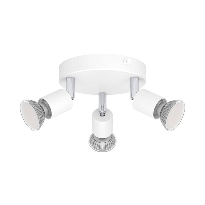 SPOT 3xGU10 WHITE/CHROME STECCI-E EGLO