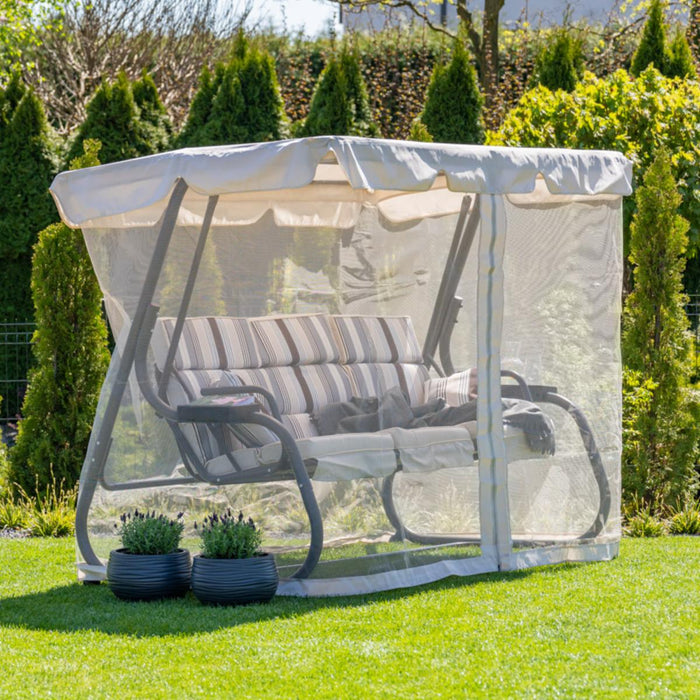 INES BENCH SWING WITH MOSQUITO NET