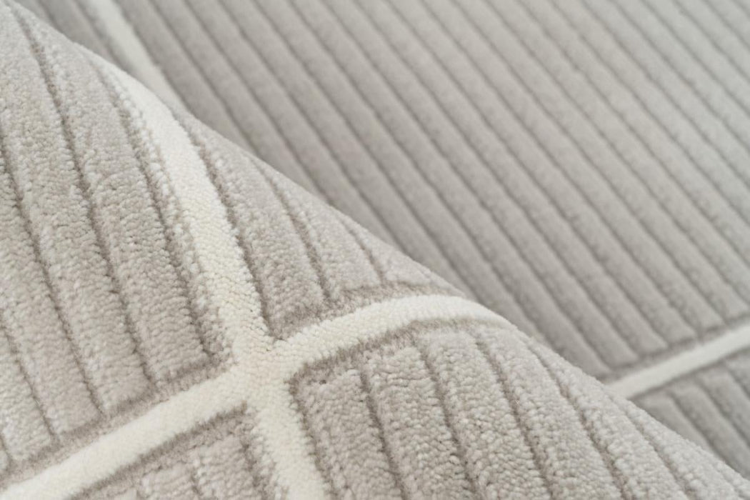 CARPET ELIF 160/230CM SILVER RECTANGULAR