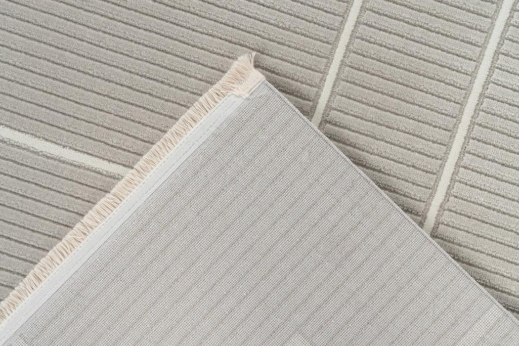 CARPET ELIF 160/230CM SILVER RECTANGULAR