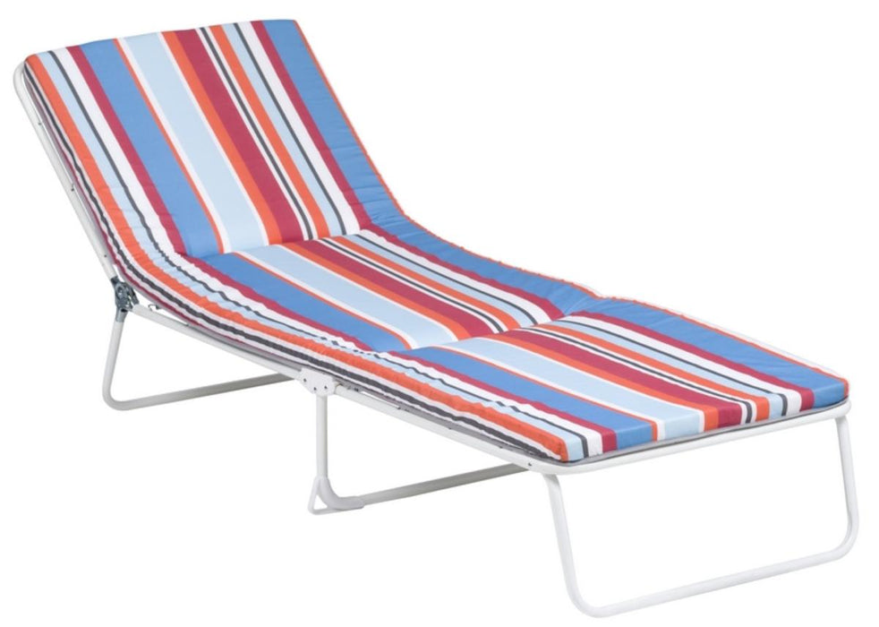 CAMPING FOLDABLE BED WITH 4CM MATTRESS