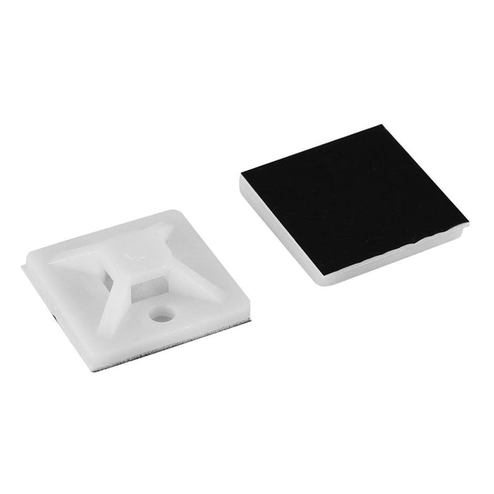 BASE FOR CABLE CONNECTION ADHESIVE 30X30MM