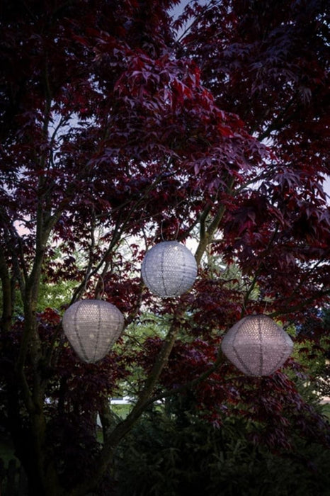 LED SOLAR LAMP LANTERN PURPLE H250 EGLO