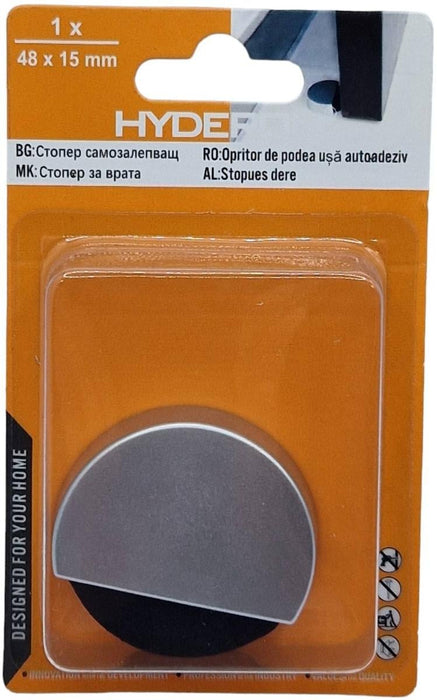 DOOR STOPPER SELF-ADHESIVE HS-48S GRAY