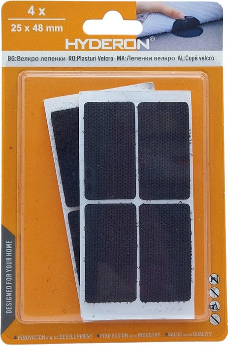 VELCRO PATCHES VL-48 25X48MM 4 PCS