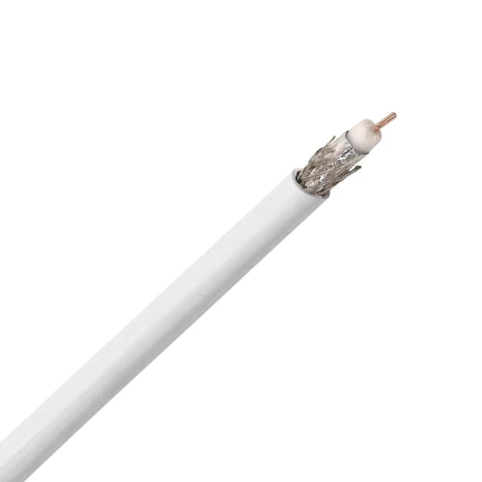 CABLE COAXIAL RG 6/96 CCS WHITE 25M