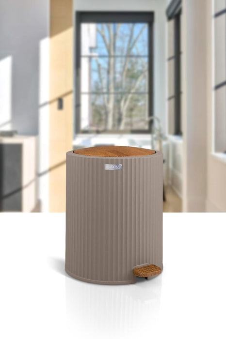 BATHROOM BASKET WITH PEDAL COLESIUM 5 L BEIGE