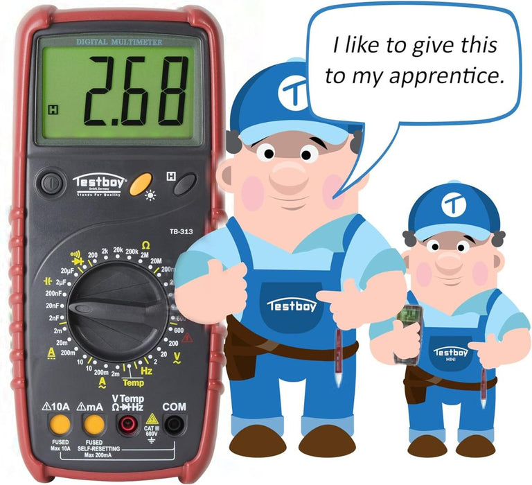 DIGITAL MULTISET WITH PROTECTION TESTBOY313