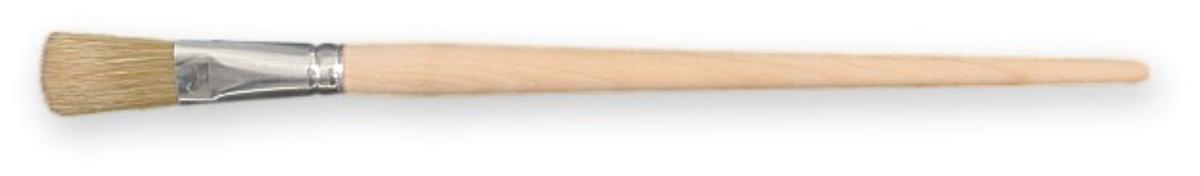 BRUSH WHITE HAIR WOODEN HANDLE SIZE 16