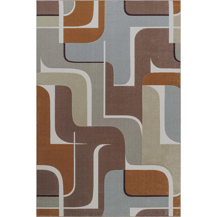 KILIM MILANO FIGURES ORANGE 200X290 CM
