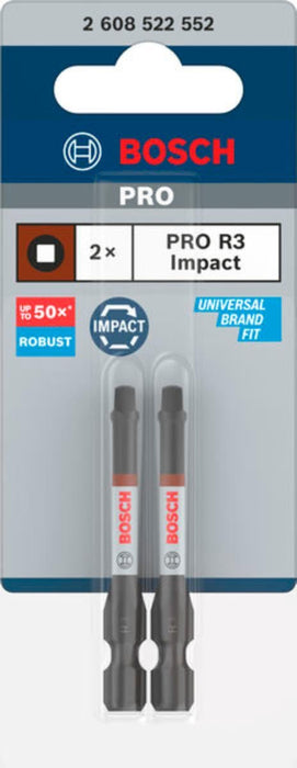 BITS R3 55MM 2PCS IMPACT BOSCH PRO