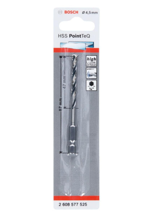 DRILL METAL 4.5MM HEX POINTTEQ BOSCH