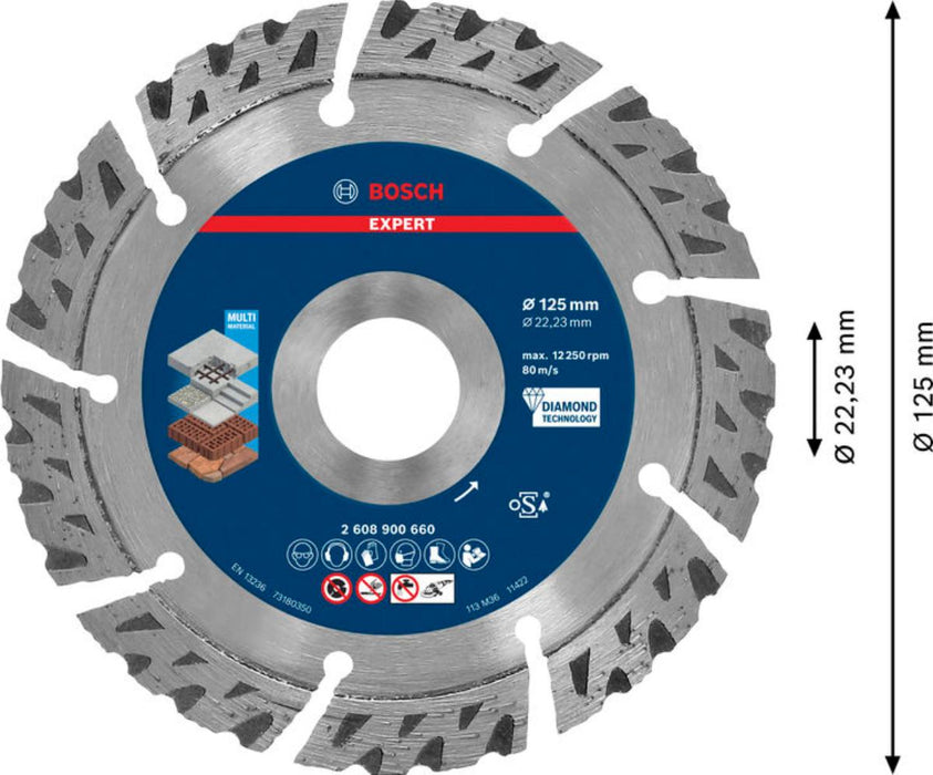 DIAMOND DISC 125MM BOSCH EXPERT MULTI