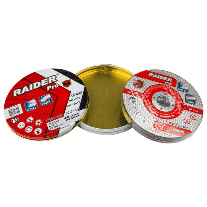 METAL DISC 125X1.0MM 10PCS RAIDER