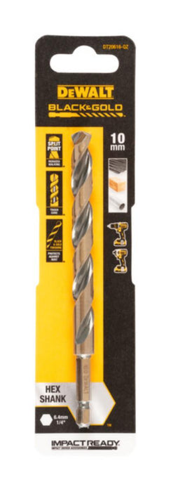 METAL DRILL 10.0MM HEX DEWALT