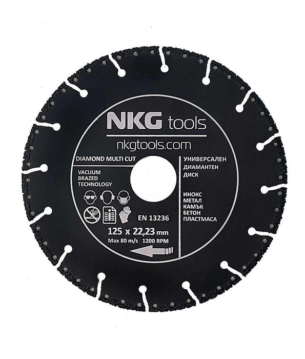 DIAMOND DISC F125MM MULTI NKG TOOLS