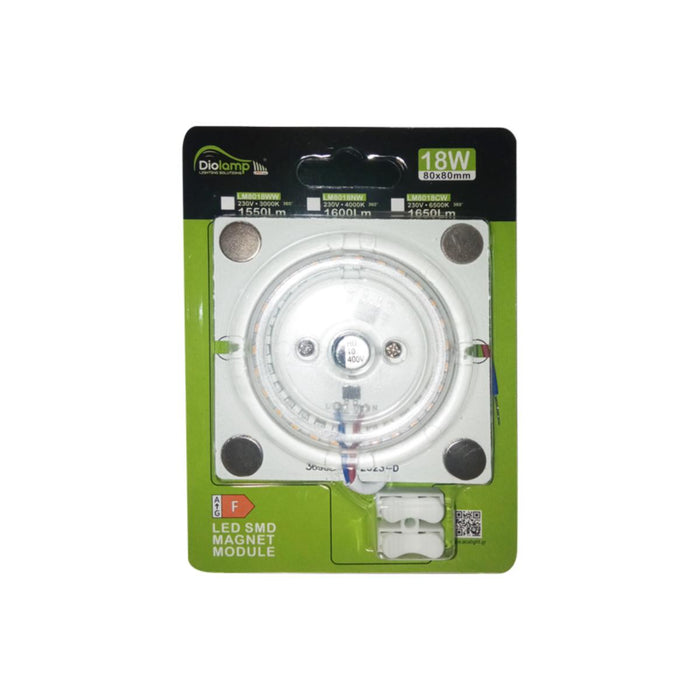LED BOARD, 8cm/8cm, 18W 1600Lm, 4000K