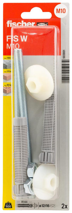 SET OF FIXING SINKS/URILANS M10 2PCS