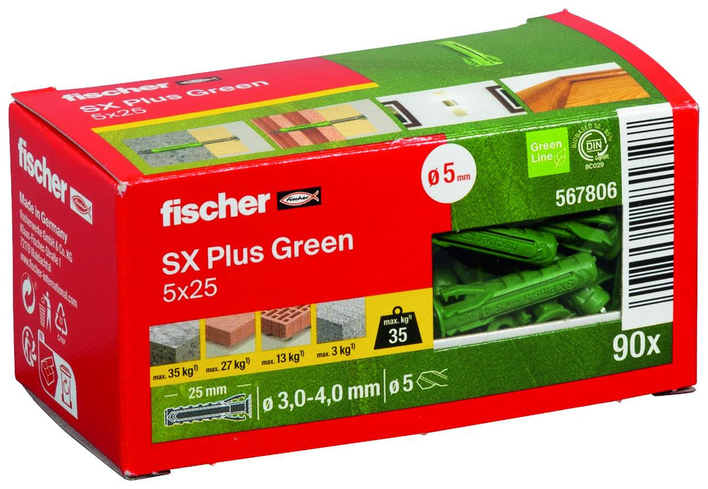 UNIVERSAL DOWEL SX PLUS GR Ф5Х25MM